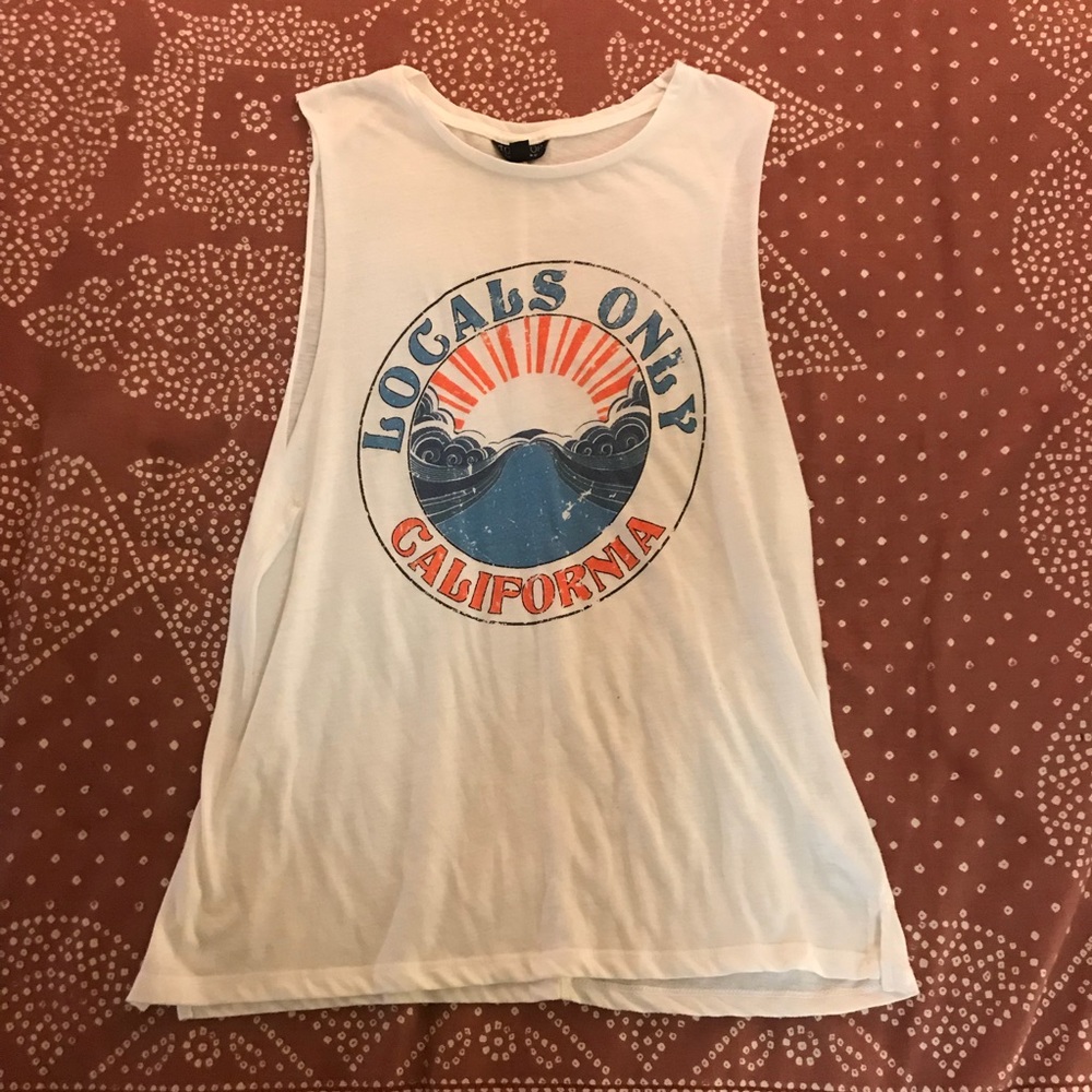 Topshop sleeveless top